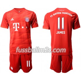 Fußballtrikots FC Bayern München JAMES 11 Kinder Heim Trikotsatz 2019-2020